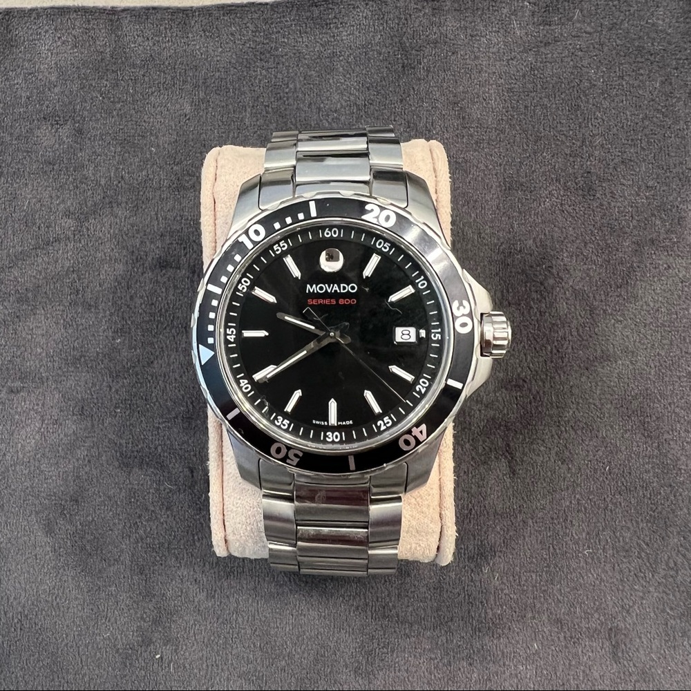 Movado 800 series stainless watch